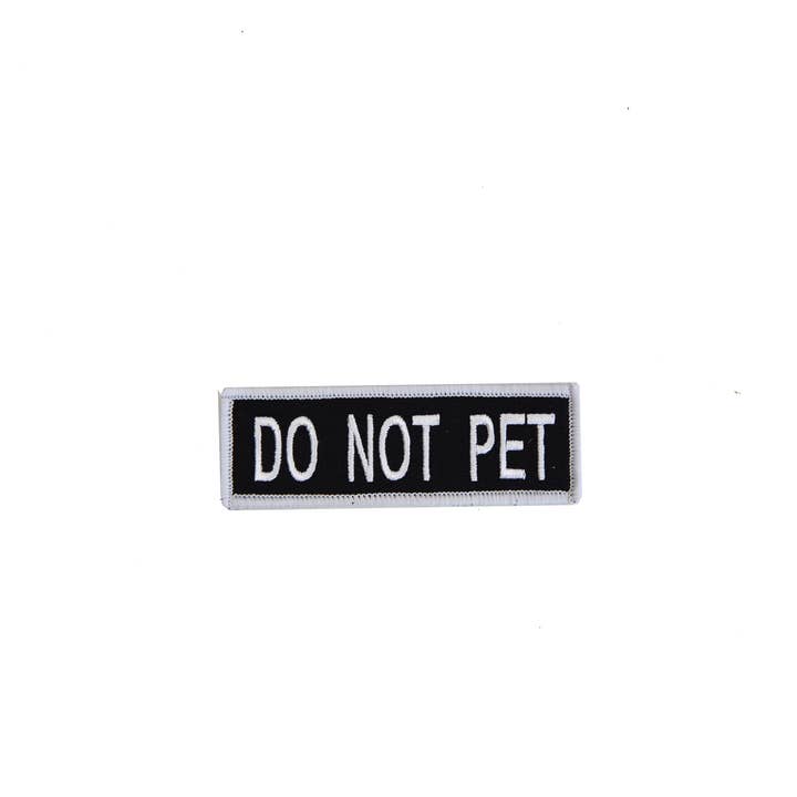 Do Not Pet Small/Medium Nylon Velcro Patch Harnesses for wholesale by BOSS DOG BRAND, INC.