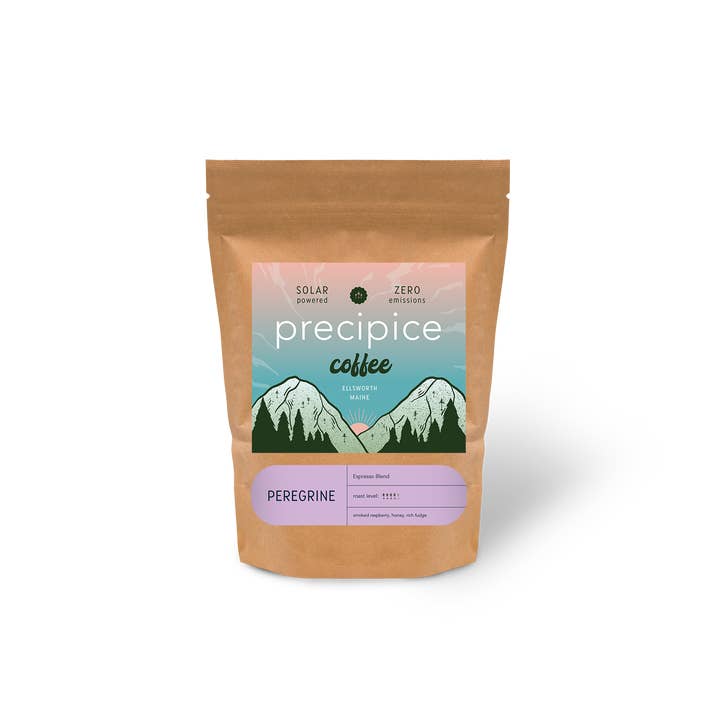 Mélange d'espresso Peregrine Dark Roast biologique pour la vente par Precipice Coffee