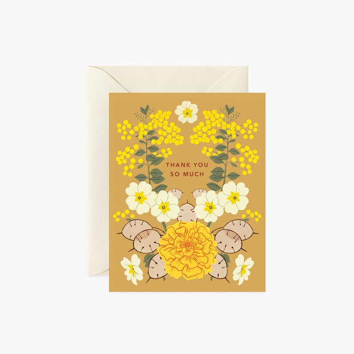 SUNRISE | thank you card for wholesale by Botanica Paper Co.