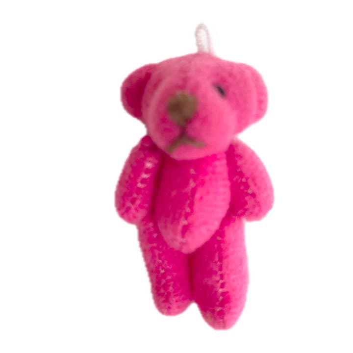 The Gifted Rat - Wholesale Stuffed/plush toy – Kids & baby - Miniature Pink Stuffed Teddy Bear Backpack Charm 3