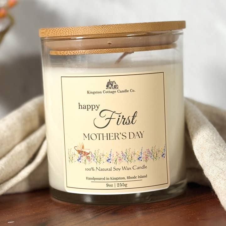 Kingston Cottage Candle Co. - Wholesale Jar/Filled Candle - Happy First Mother’s Day Candle