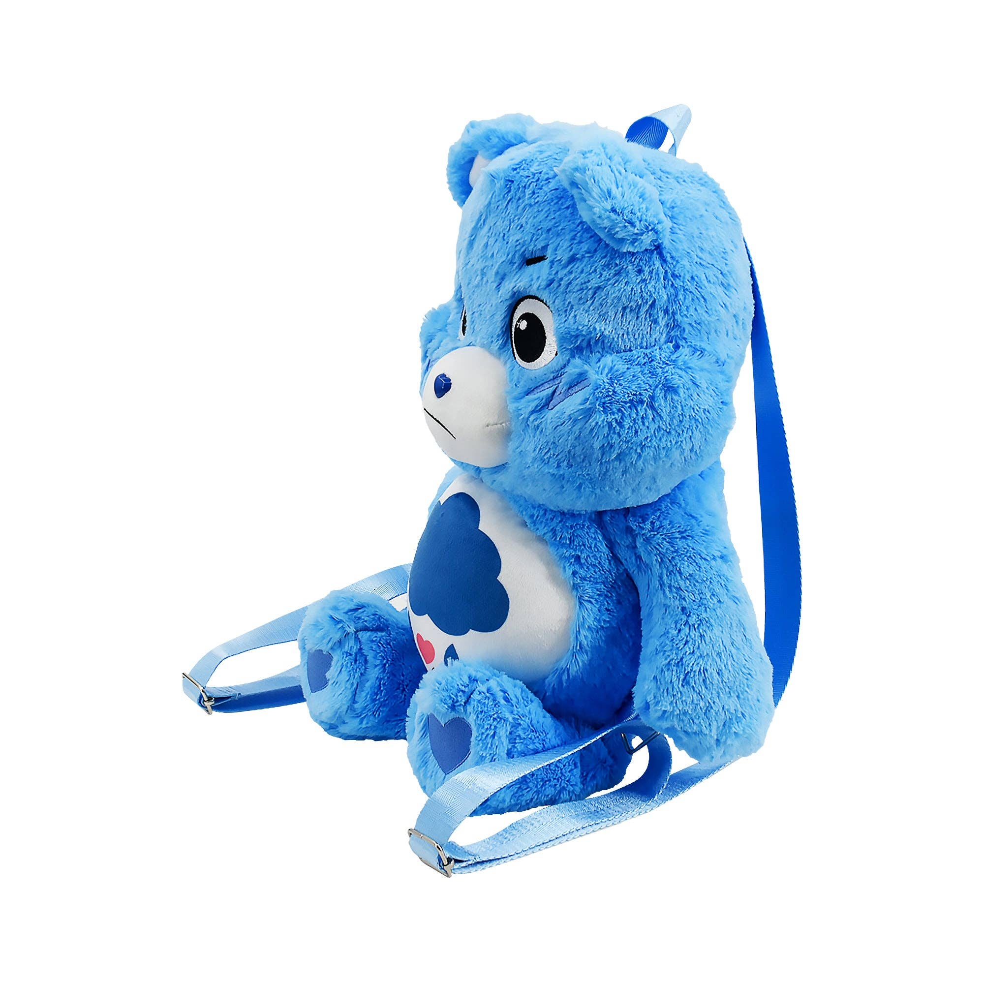 Concept One - Wholesale Backpack - Kids - Care Bears 14" GRUMPY BEAR PLUSH Backpack, Blue2