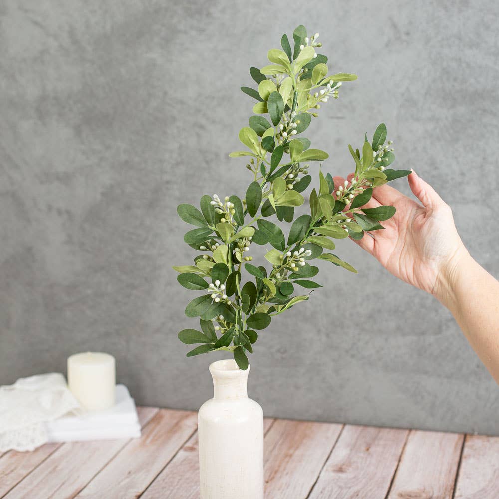 Factory Direct Craft - Wholesale Bunting/Garland - Faux Tea Olive Greenery - Select Garlands or Branch Stems9