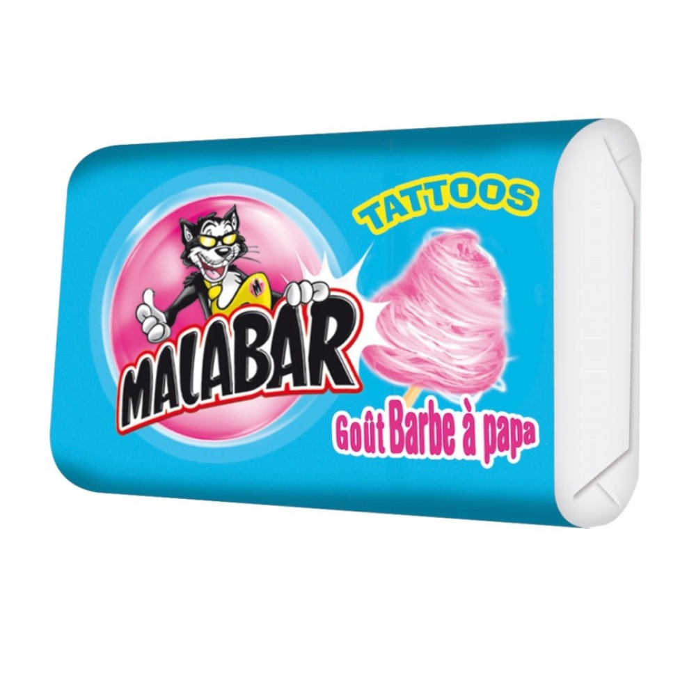 123bonbon - Wholesale Chewing Gum - MALABAR Cotton candy - Box of 200 2
