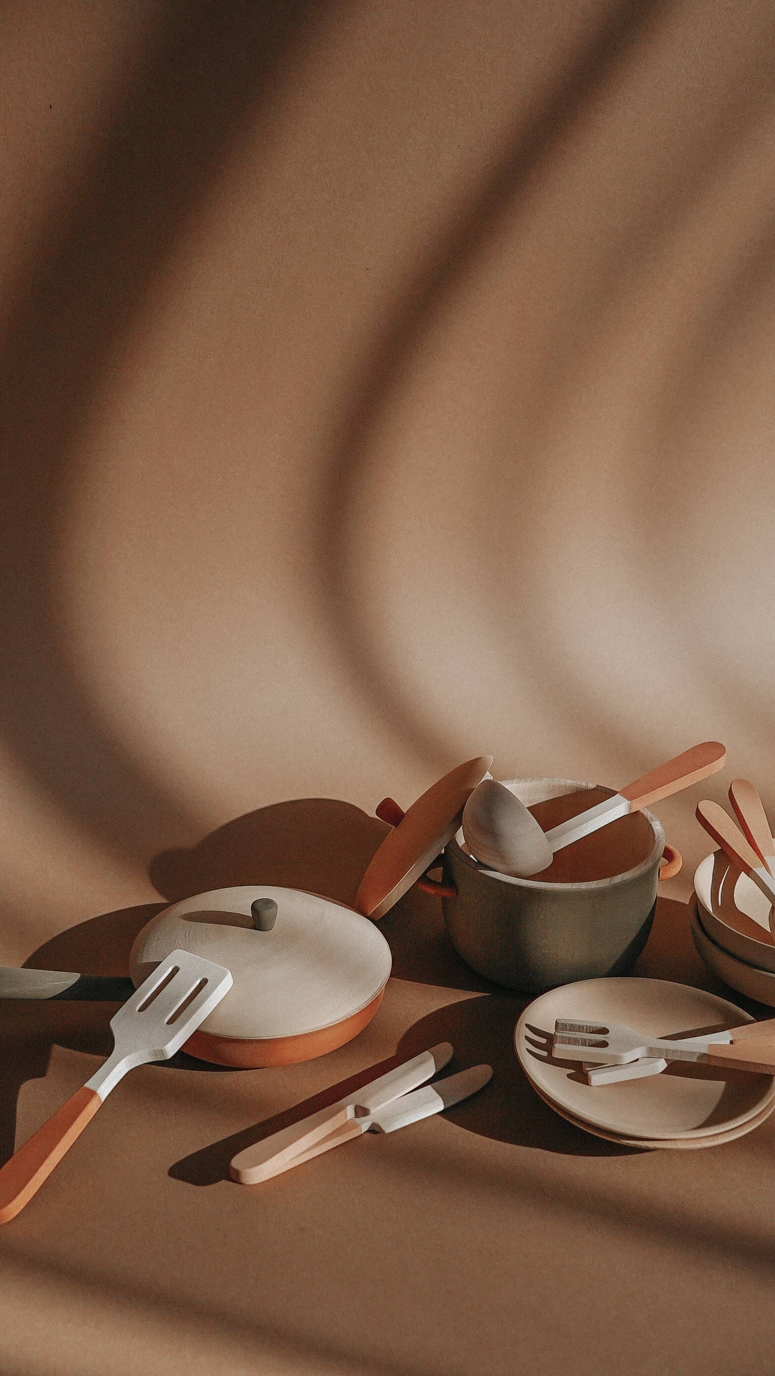 SABO concept – Conjunto de loiça para brincar - Crianças por atacado – Conjunto de utensílios de cozinha infantil / Herbal6