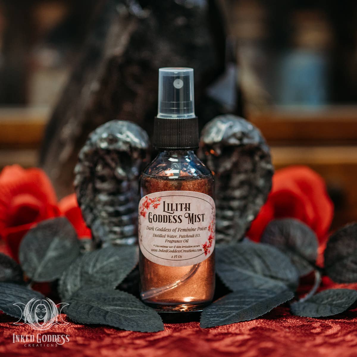 Inked Goddess Creations - Wholesale Aromatherapy Mist - Lilith Goddess Mist for Female Empowerment