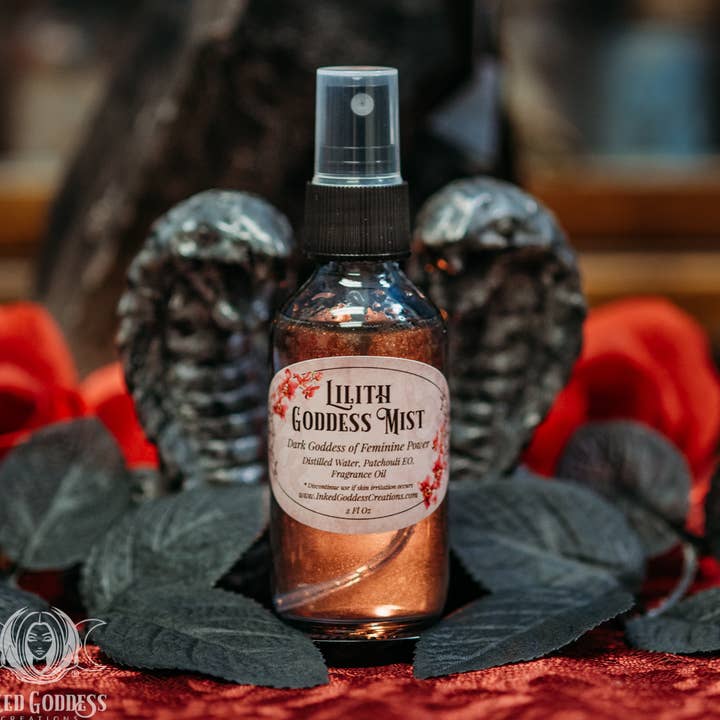 Lilith Goddess Mist for Female Empowerment for wholesale by Inked Goddess Creations