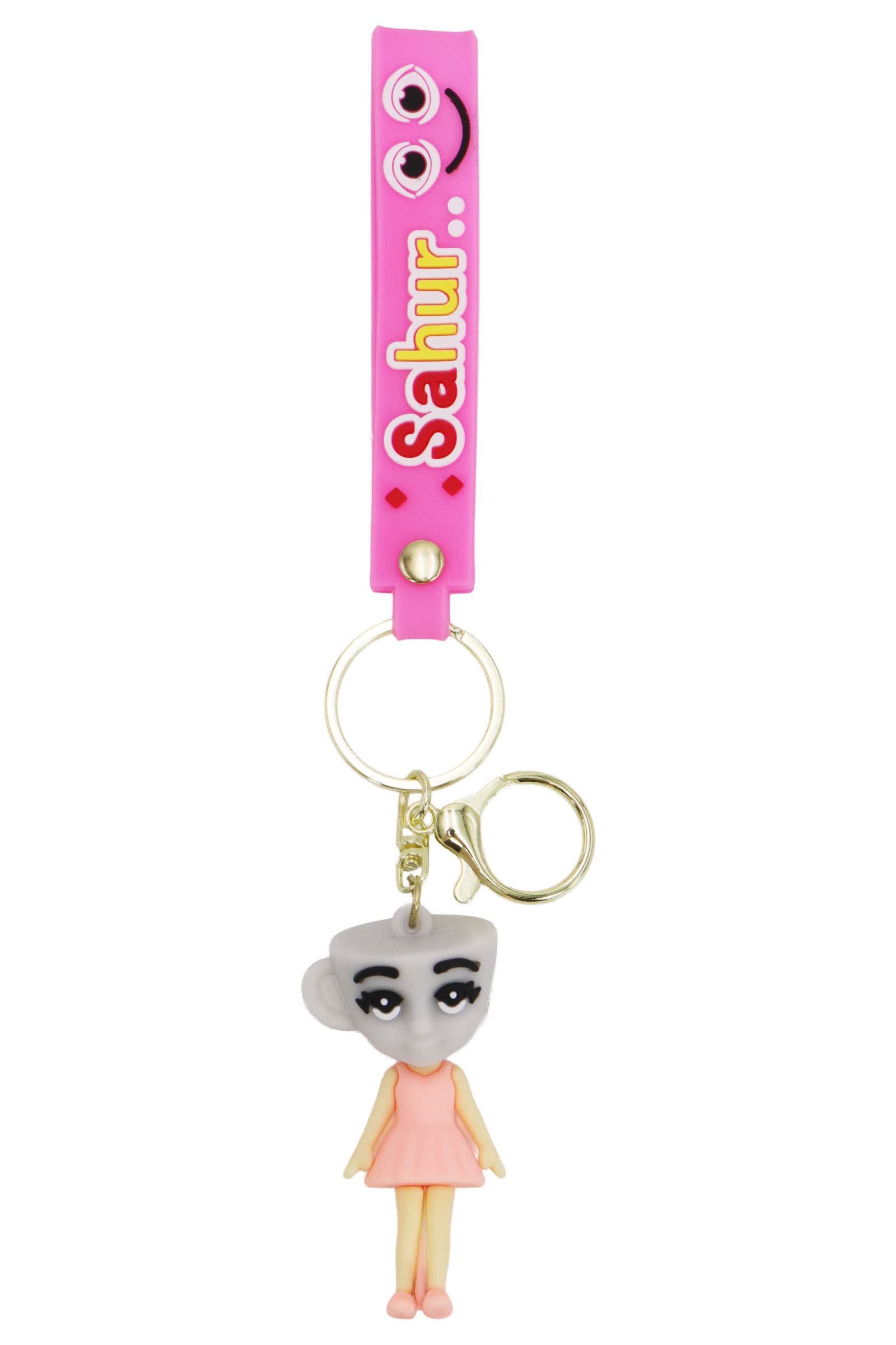 ASSORTEREDE Italiensk hjerneforrådnelse meme 3D silica nøglering for engroshandel på Faire12