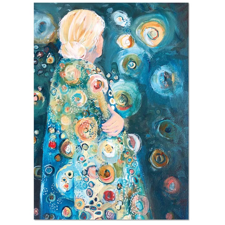 Cartes de vœux d'encouragement contemporaines pour la vente par Susan Schmitt Art