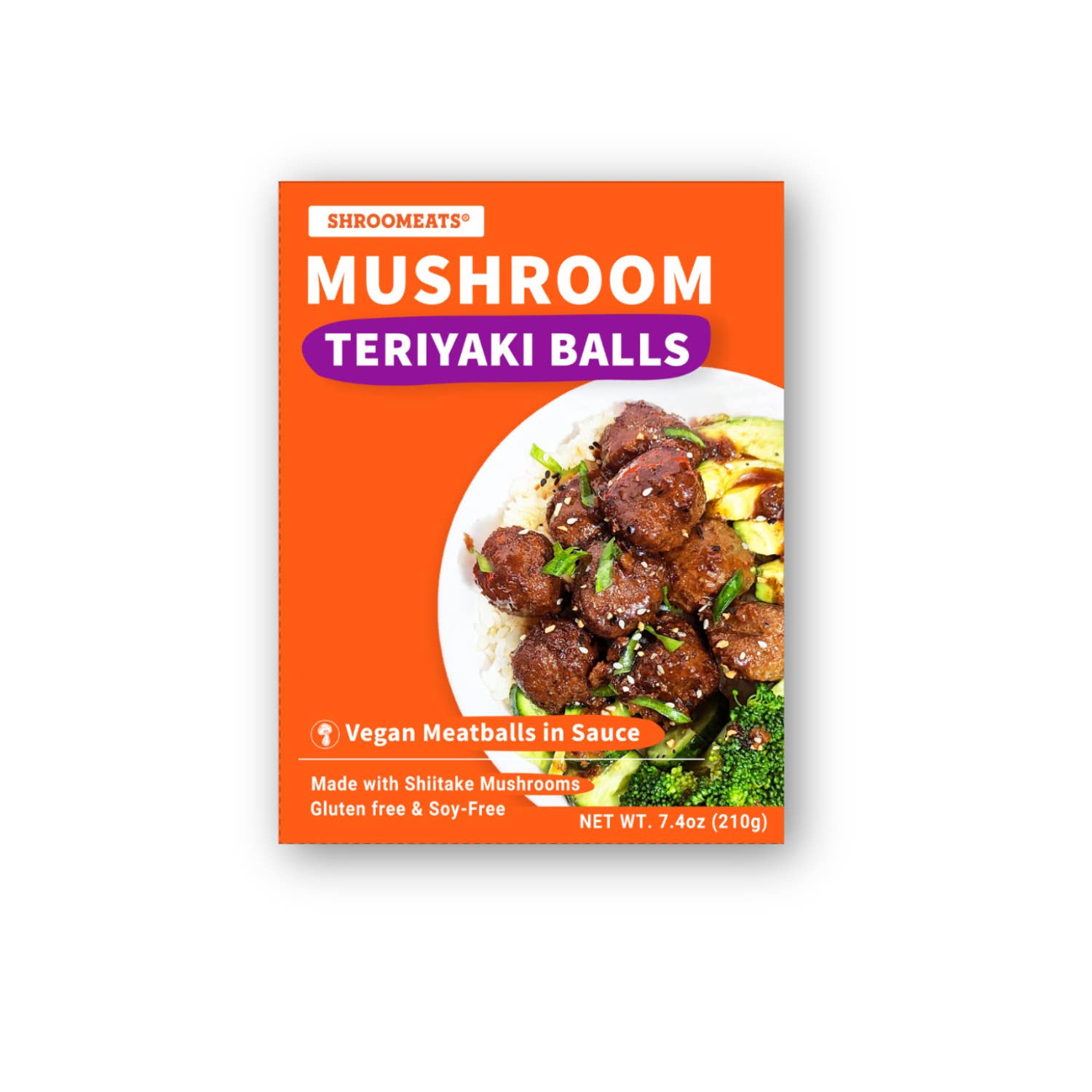 Shroomeats® - Wholesale Shelf-stable prepared meal - Shroomeats Mushroom Teriyaki Balls