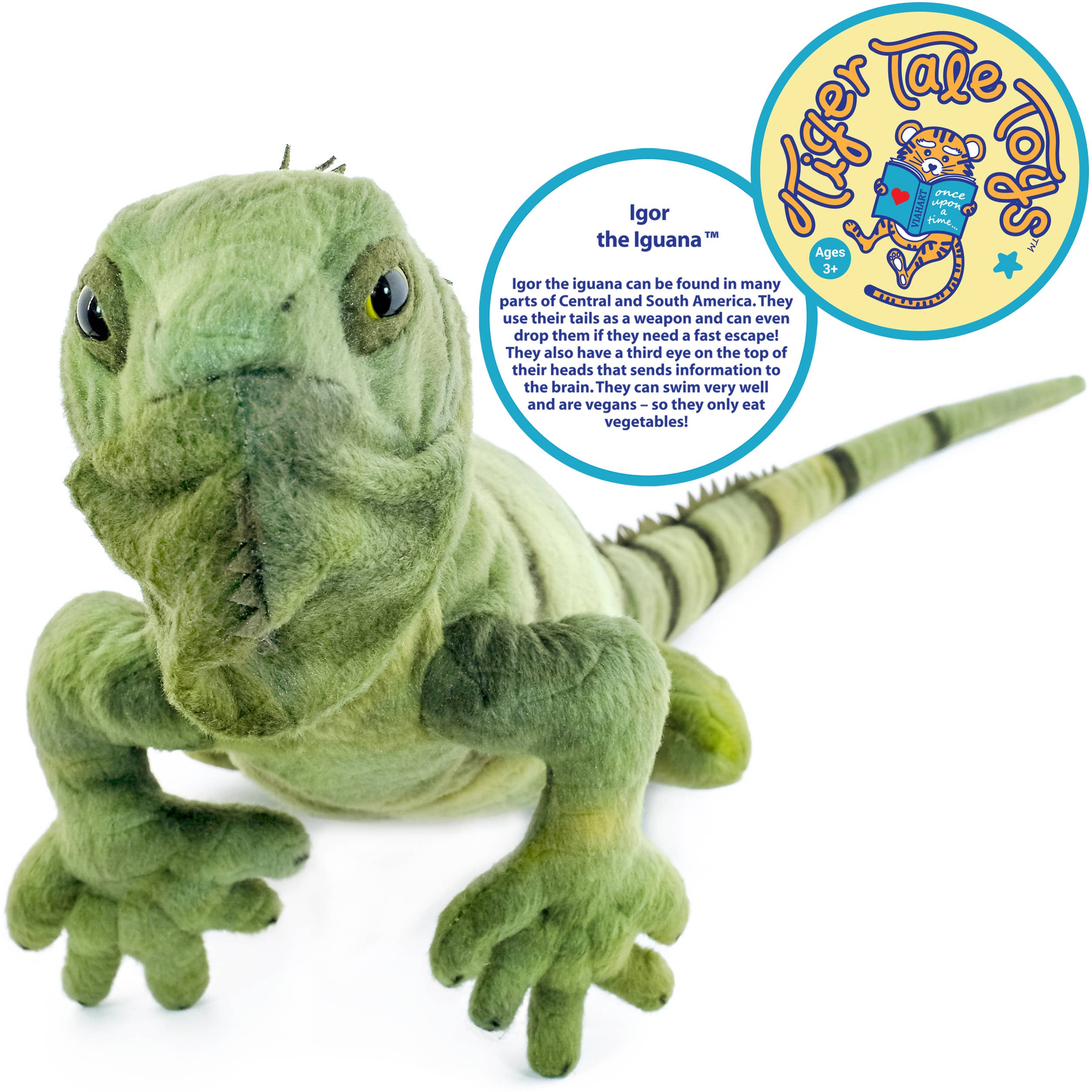 VIAHART Toy Co. - Wholesale Stuffed/Plush Toy - Kids & Baby - Igor The Iguana | 27 Inch Stuffed Animal Plush2