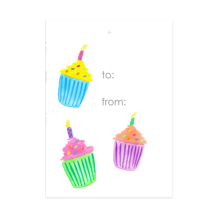 Cupcake Gift Tags for wholesale by Island Haus Co