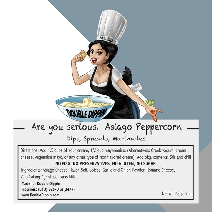 Are you Serious? Asiago Peppercorn for wholesale by DoubleDippin
