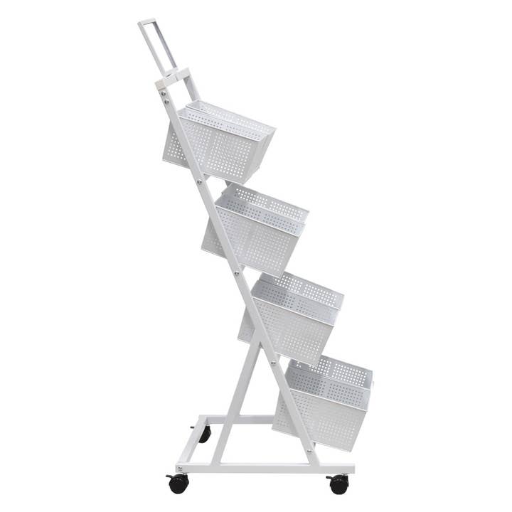 Specialty Store Services - Wholesale Retailer Display Stand/Case - 8 Metal Basket Floor Display