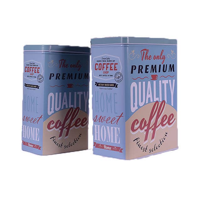 giftland - Wholesale Coffee Mug - Metal Tin Storage Box Quality Coffee Set/22