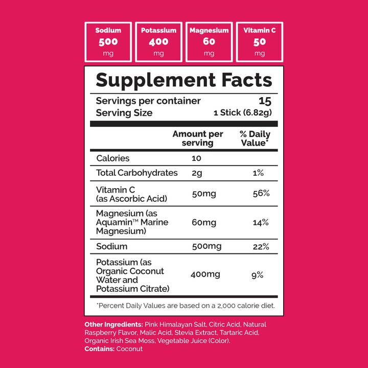 Voli Wellness - Wholesale Powdered Health Drink - Voli Hydration - Riptide Raspberry2