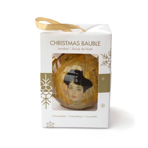 MUSEUM WEBSHOP - Wholesale Ornament - Christmas Ball, Gustav Klimt, Adele Bloch-Bauer, unbreakable1