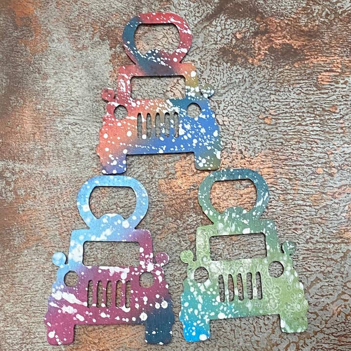 Jeep Bottle Opener for wholesale by Cut-n-rust LLC