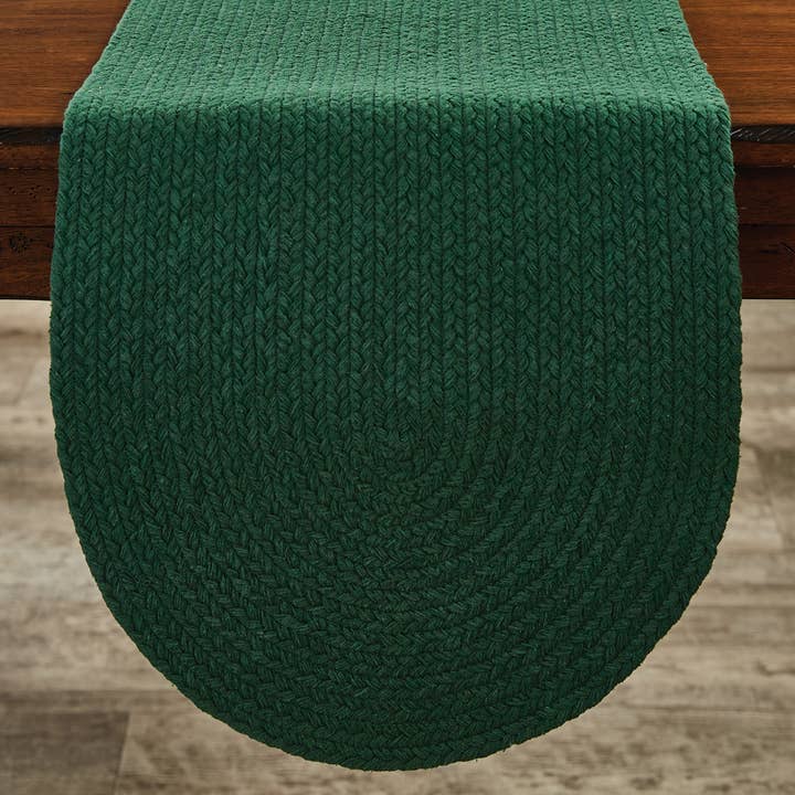 Essex Table Runner 54"L - Green for wholesale by Split P