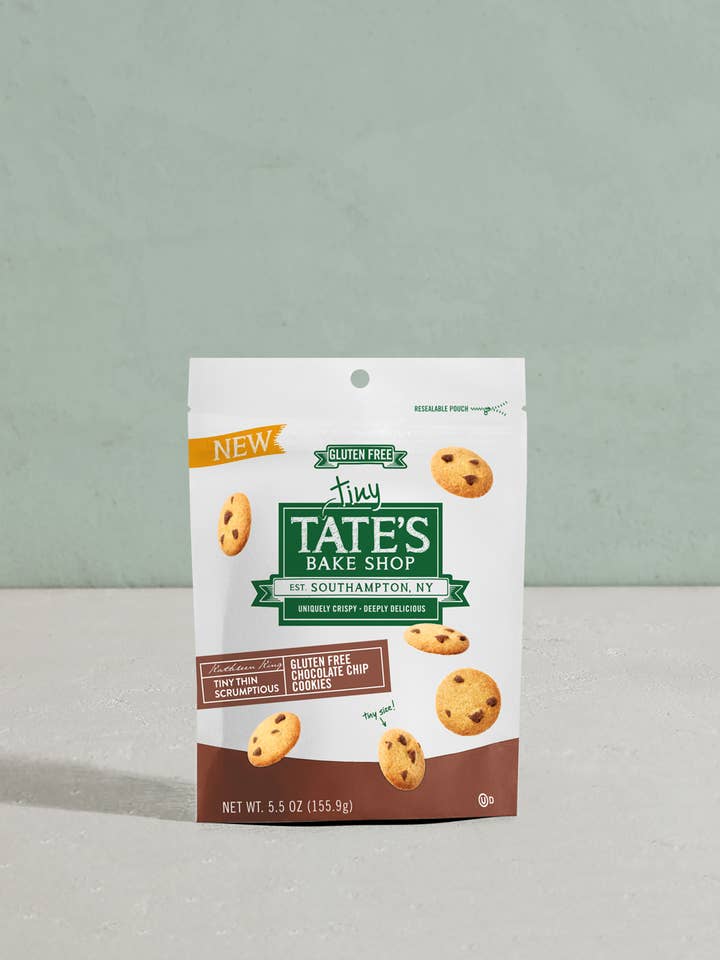 Tiny Tate's Gluten Free Chocolate Chip Cookies | 5.5oz | 6ct for wholesale by Tate's Bake Shop