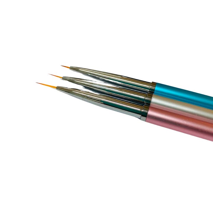 sesioMWorld - M·O·I Professional - Wholesale Nail Art/Decal - NAIL ART DECO kit 3 short nail decorating brushes1