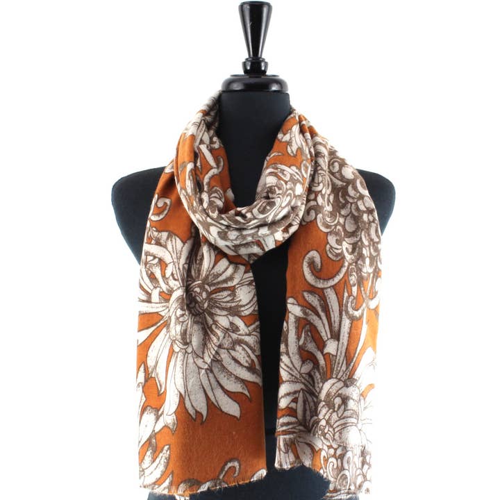 Pretty Persuasions - Wholesale Scarf - Women's - S25241 Cashmere-Like Printed Scarf2