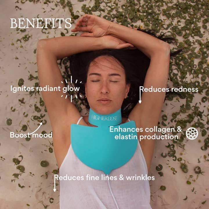 HigherDOSE - Wholesale Electronic Skincare Device - HigherDOSE Red Light Neck Enhancer5