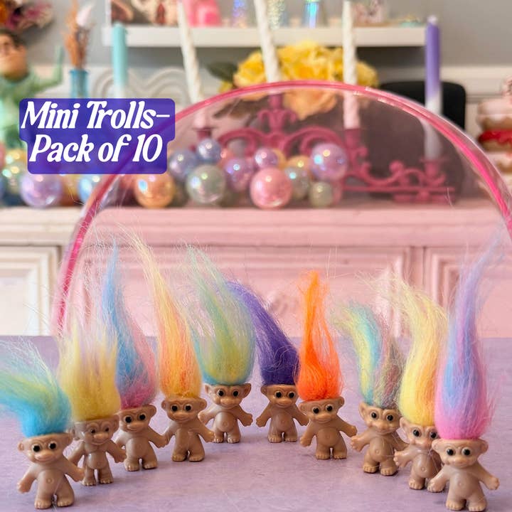 Hilarious Humanitarian - Wholesale Gag Gift/Novelty Gift - Mini Troll Surprise Packs - 3, 6 or 10!2