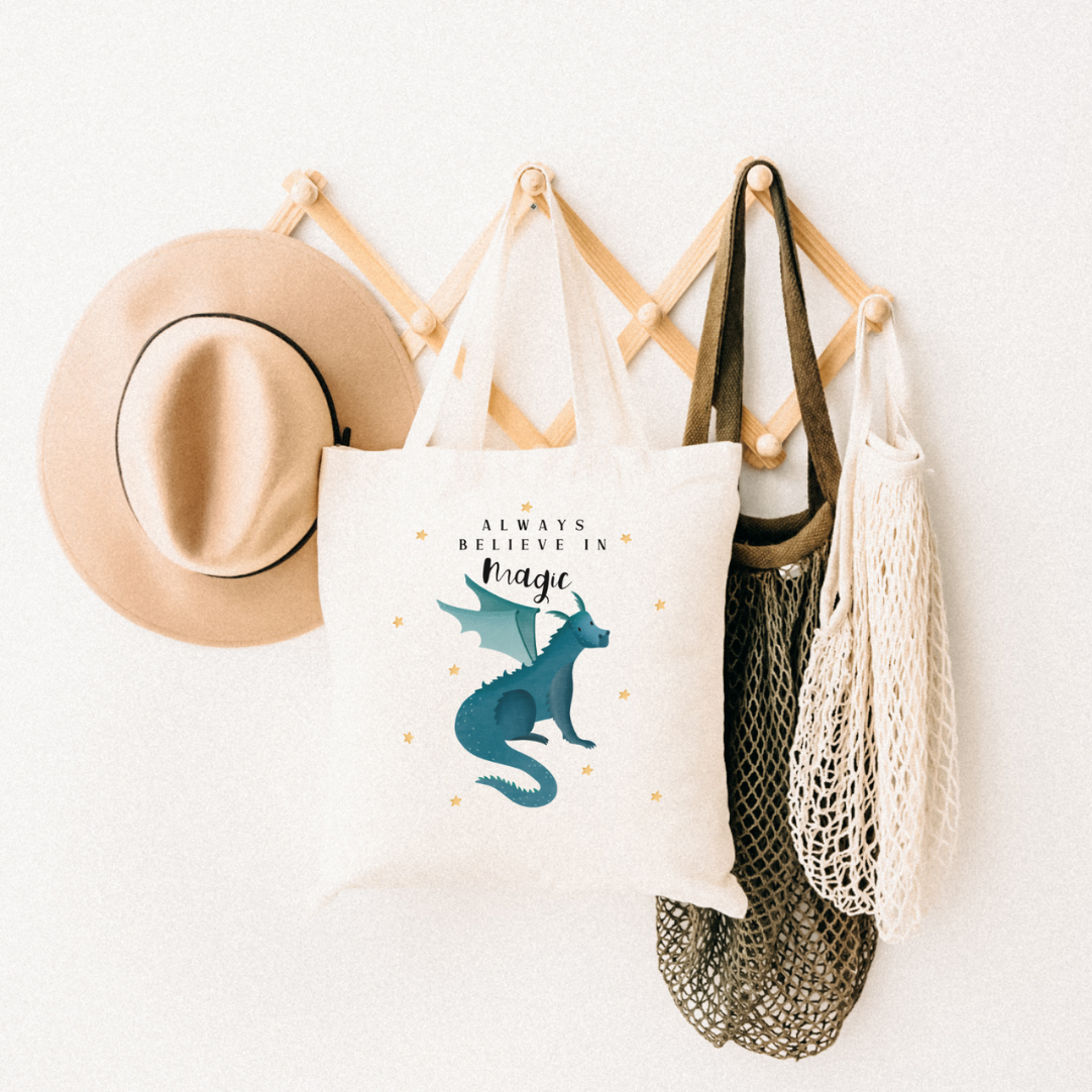 Tilda&Theo - Wholesale Tote Bag - Women's - Dragon Tote Bag - Fantasy Shopping Bag2