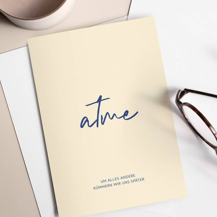 heartfelt paper & co - Wholesale Thinking of You Card - Breathe Map2