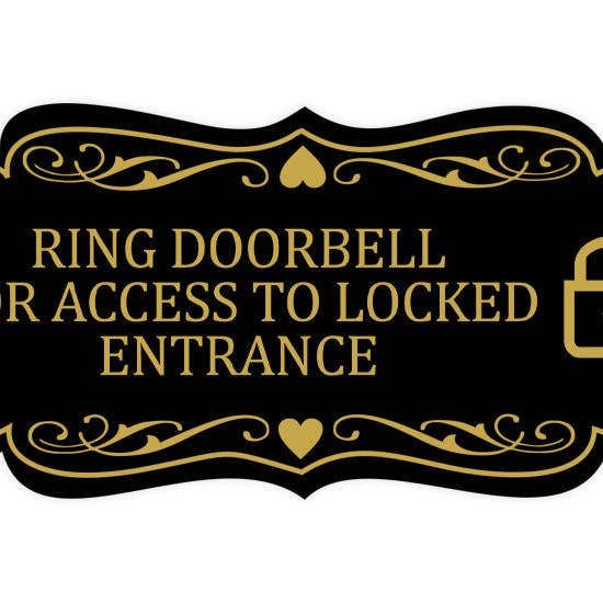 All Quality - Vente Pancarte - Panneau ByLITA Designer Ring Doorbell pour accès à l'entrée verrouillée mur ou porte6