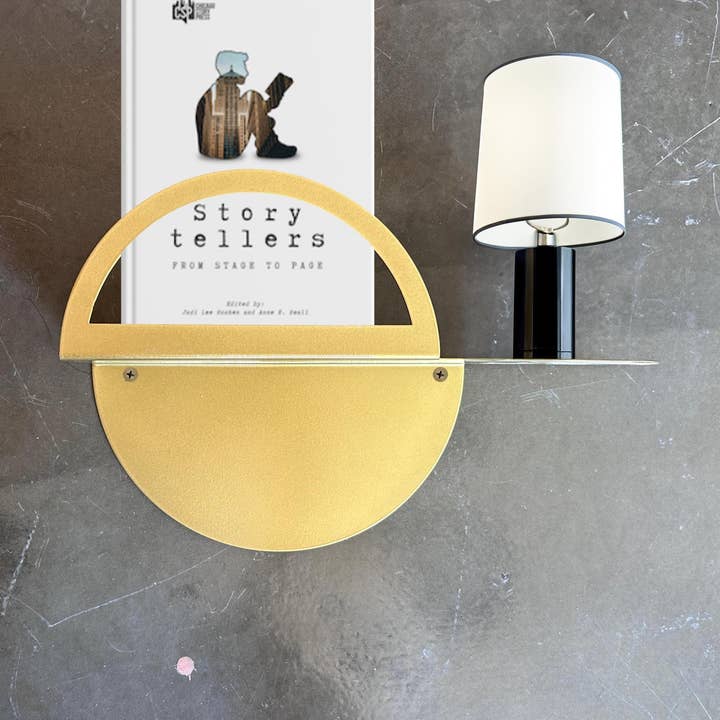 Minimalist Metal Floating Nightstand for wholesale by Blackivycraft