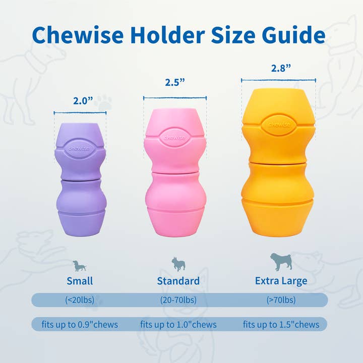 Chewise Official - Wholesale Pet Chew Toy - Dog - Safe Chew Holder - Standard (Dogs 20-70lbs)9