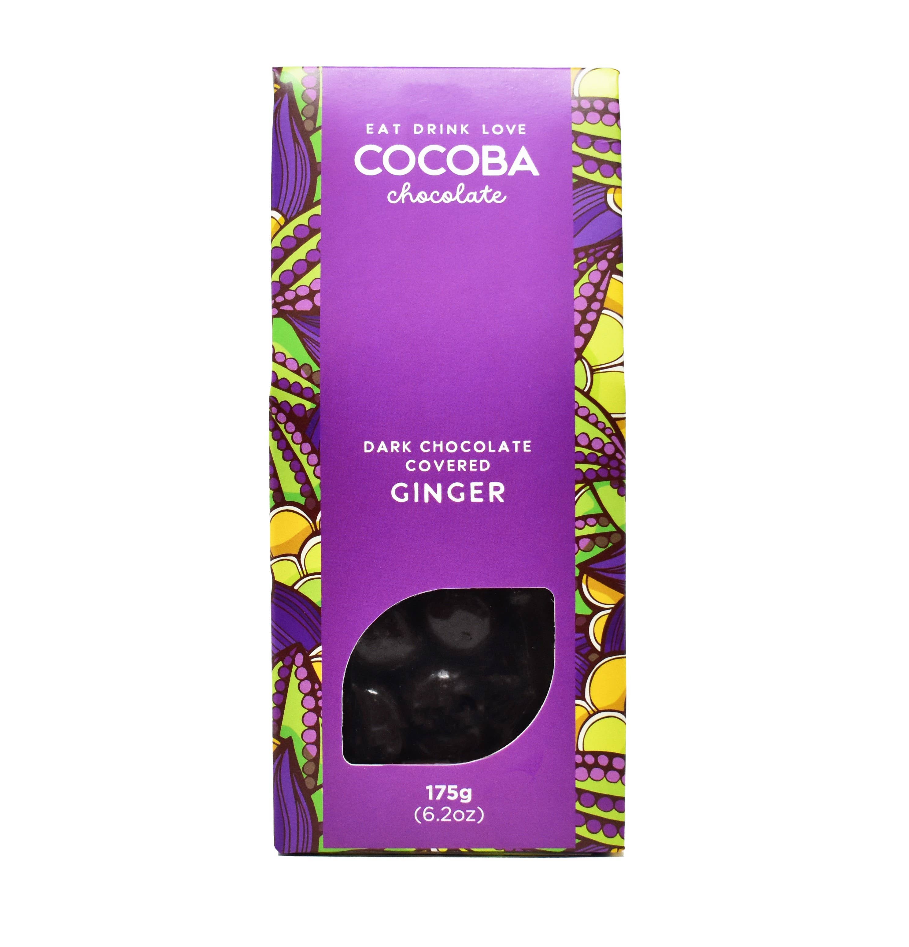 Cocoba – wholesale Chocolate-covered sweets – Dark Chocolate Covered Ginger0