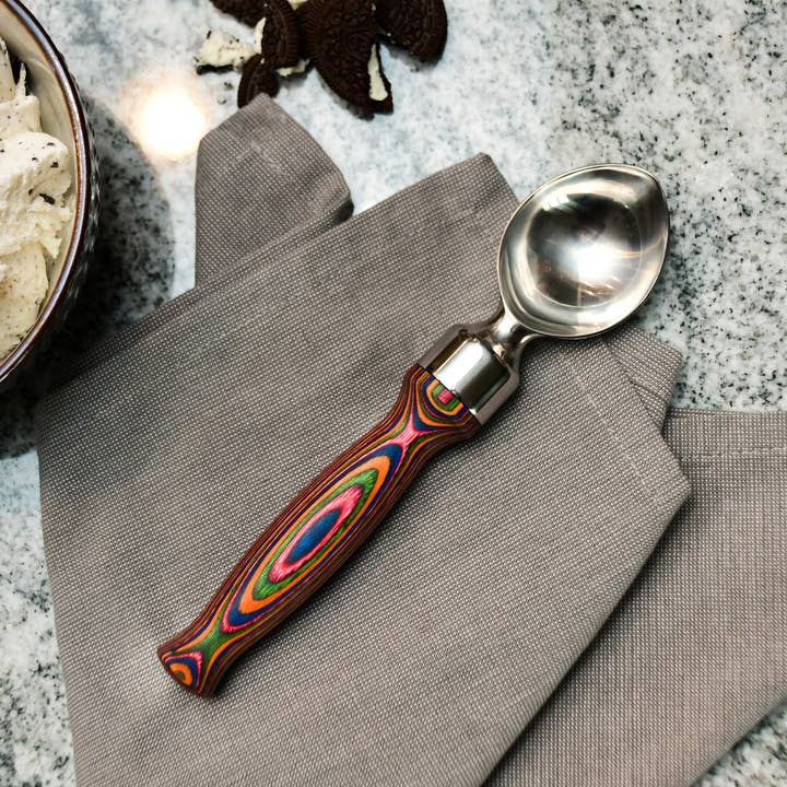 Island Bamboo - Wholesale Ice Cream Scoop - 8.25" Rainbow Ice Cream Scoop2