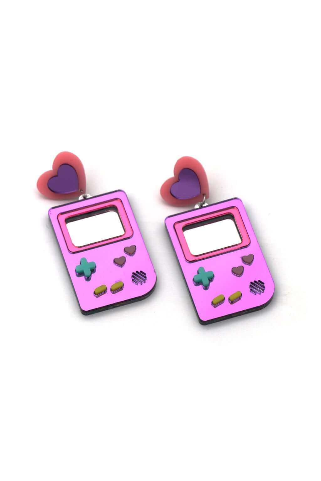 Funk Da Queen - Vente Boucles d'oreilles pendantes - Game Girl | Boucles d'oreilles