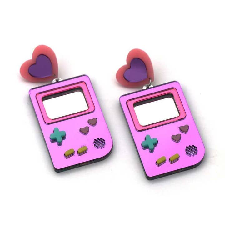 Funk Da Queen - Vente Boucles d'oreilles pendantes - Game Girl | Boucles d'oreilles0