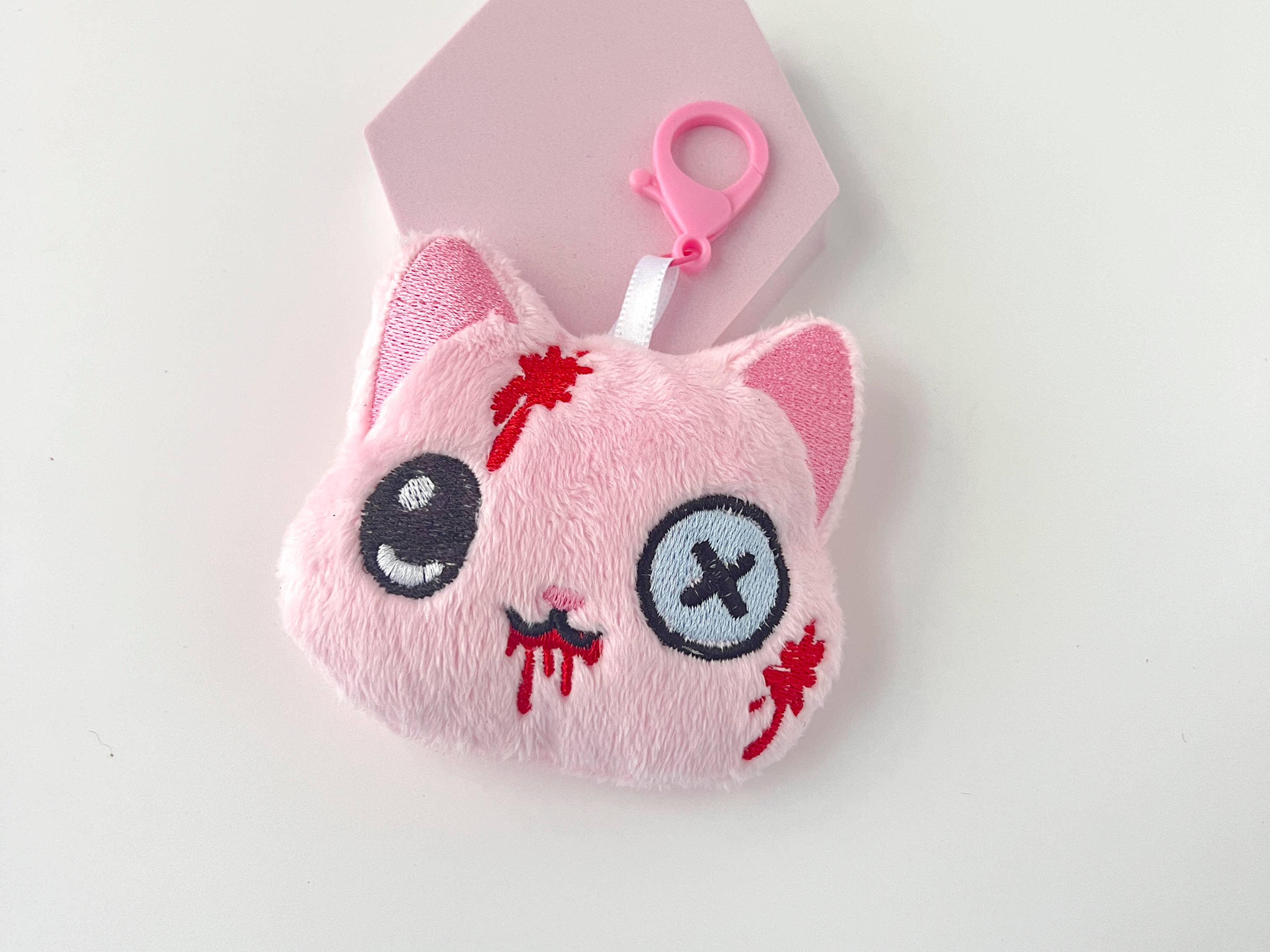 Kawaii Hair Candy - Wholesale Keychain – Unisex - Creepy Cute Kawaii Cat Plush Bag Charm Keychain1