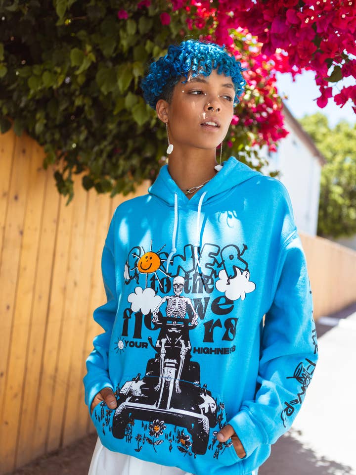 Felpa con cappuccio Lawnmower per la vendita all'ingrosso da parte di Your Highness