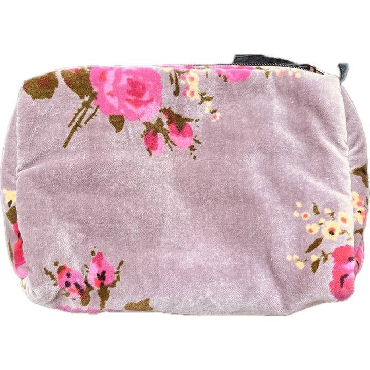 Rome Fløjlspung Hassel Mauve for engroshandel hos Little Journeys Chicago