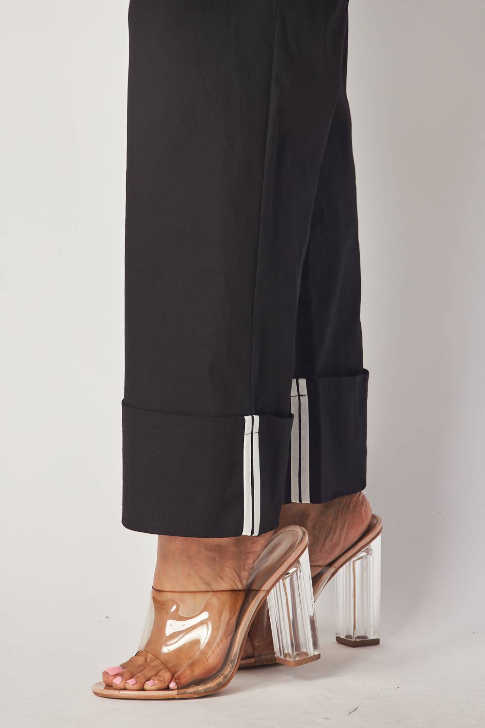 Hot & Delicious - Wholesale Broek - Dames - Jaylene Hem Manchet Broek (HDP32961)8