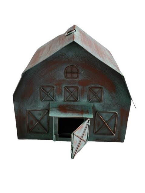 YA923039 - Cottage Birdhouse - Design "C" for wholesale by Steel Heart Ltd.