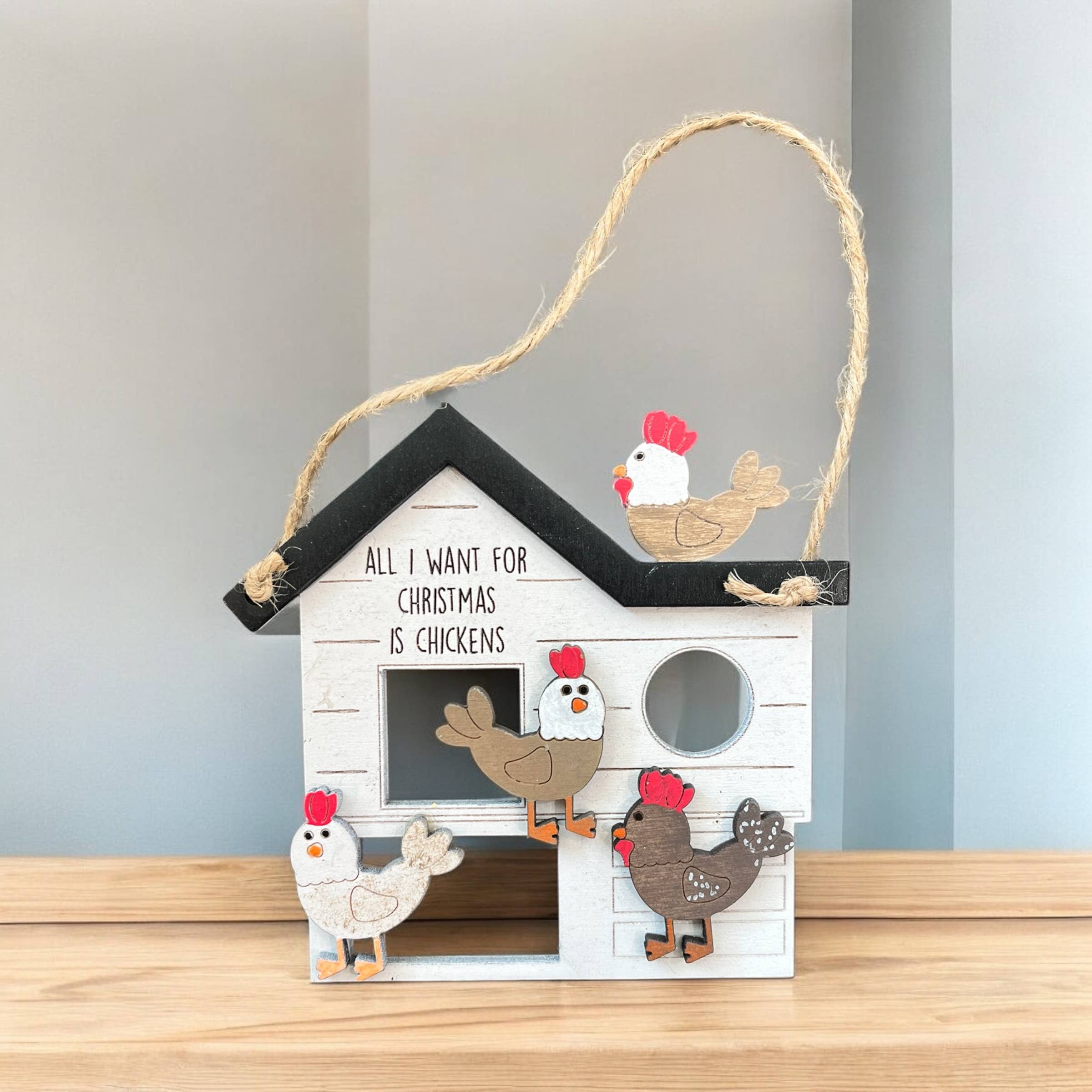 The Timber Lane Company - Wholesale Ornament - Chicken Christmas Ornament1