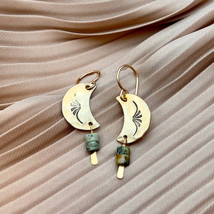 Fluff Hardware - Wholesale Dangle Earrings - Handmade Luna Earrings