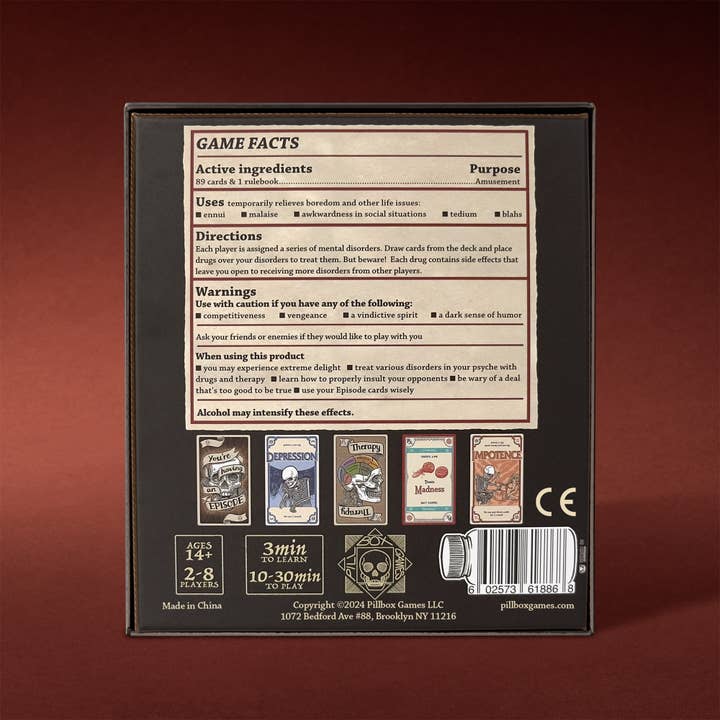 Pillbox Games - Wholesale Card Game - Side Effects
