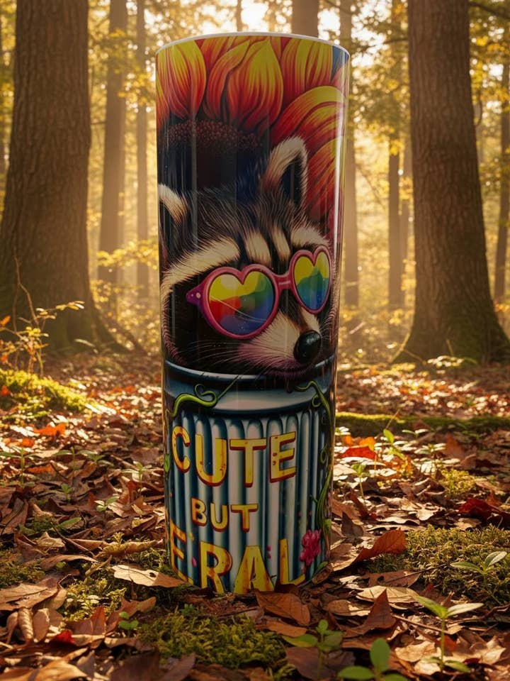 Cute but Feral Tumbler for wholesale by Smiles & Styles Boutique