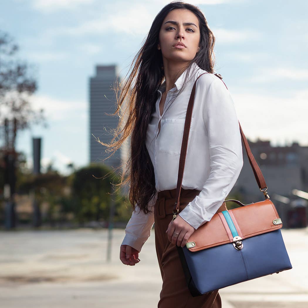 Soruka - Vente Porte-document – femme - Orleans Print · Sac porte-documents3