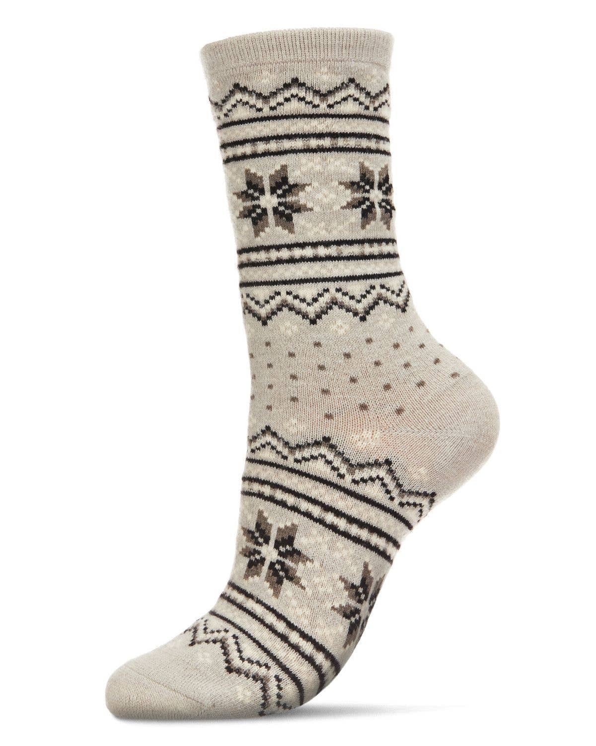 Infinity Classics International Inc. - Vente Chaussettes – femme - Pull en cachemire MeMoi Fairisle3