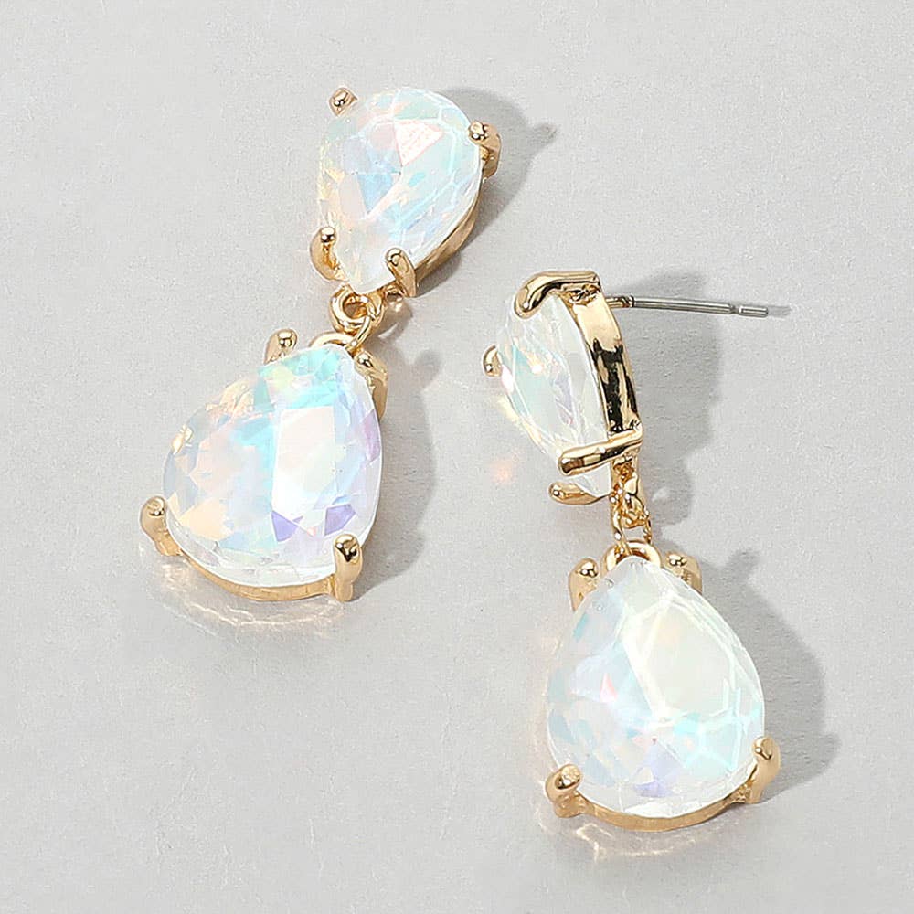 Sensibling Corp. - Wholesale Dangle Earrings - Double Teardrop Link Dangle Evening Earrings30