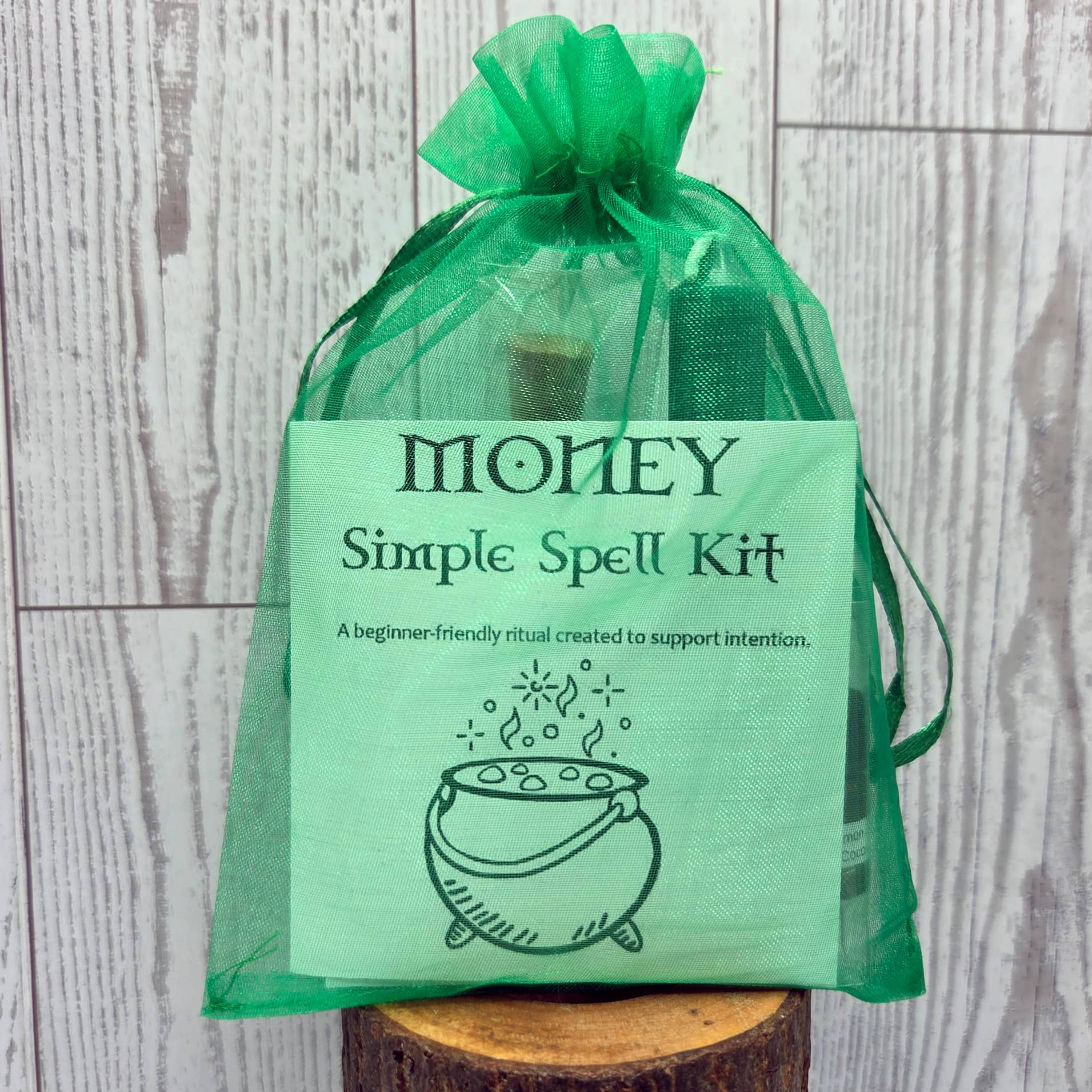 Mystical Roots - Wholesale Meditation Supplies - Simple Spell Kit for Beginners, Money1